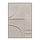 PURE FEELINGS ΠΙΝΑΚΑΣ ΔΙΑΚΟΣΜΗΣΗΣ 80x120x6cm ΚΑΜΒΑΣ ΜΠΕΖ ΞΥΛΟ ΦΥΣΙΚΟ