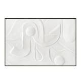 DIVINE ART ΠΙΝΑΚΑΣ ΔΙΑΚΟΣΜΗΣΗΣ 80x120x6cm ΚΑΜΒΑΣ ΛΕΥΚΟ ΞΥΛΟ ΦΥΣΙΚΟ