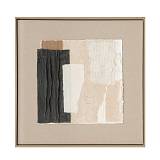 SOFTNESS OF HUES ΠΙΝΑΚΑΣ ΔΙΑΚΟΣΜΗΣΗΣ 80x80x5cm ΛΙΝΟ ΠΟΛΥΧΡΩΜΟ ΞΥΛΟ ΦΥΣΙΚΟ