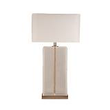 ELEVEN ΦΩΤΙΣΤΙΚΟ ΕΠΙΤΡΑΠΕΖΙΟ 47x25x83cm ΓΥΑΛΙ ΔΙΑΦΑΝΟ ΧΡΥΣΟ ΛΙΝΟ ΛΕΥΚΟ