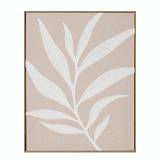 WILDFLOWER ΠΙΝΑΚΑΣ ΔΙΑΚΟΣΜΗΣΗΣ 40x50x3cm ΛΙΝΟ ΜΠΕΖ ΞΥΛΟ ΦΥΣΙΚΟ