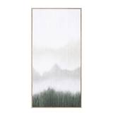 LOST IN NATURE ΠΙΝΑΚΑΣ ΔΙΑΚΟΣΜΗΣΗΣ 45x90x5cm ΚΑΜΒΑΣ ΛΕΥΚΟ ΠΡΑΣΙΝΟ ΞΥΛΟ ΦΥΣΙΚΟ