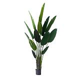 ISOGUDE ΔΕΝΤΡΟ ΤΕΧΝΗΤΟ ΣΕ ΓΛΑΣΤΡΑ 215cm PVC ΠΡΑΣΙΝΟ PU