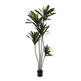 EDGE IRON ΔΕΝΤΡΟ ΤΕΧΝΗΤΟ ΣΕ ΓΛΑΣΤΡΑ 200cm PVC ΠΡΑΣΙΝΟ ΜΑΥΡΟ ΤΣΙΜΕΝΤΟ