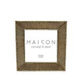 RODERICK ΚΟΡΝΙΖΑ 14x2x14cm POLYRESIN ΧΡΥΣΟ ΓΥΑΛΙ