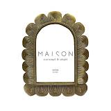 ELISHA ΚΟΡΝΙΖΑ 17x2x21cm POLYRESIN ΧΡΥΣΟ ΓΥΑΛΙ