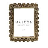 BECALI ΚΟΡΝΙΖΑ 18x2x23cm POLYRESIN ΧΡΥΣΟ ΓΥΑΛΙ