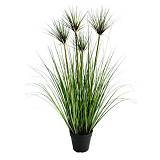 HEAD BAMBOO ΦΥΤΟ ΤΕΧΝΗΤΟ ΣΕ ΓΛΑΣΤΡΑ 95cm PVC ΠΡΑΣΙΝΟ