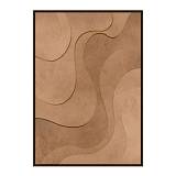 OASIS REFUGE ΠΙΝΑΚΑΣ ΔΙΑΚΟΣΜΗΣΗΣ 80x120x4cm MDF TERRACOTTA PVC ΦΥΛΛΟ ΚΑΦΕ