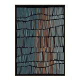 RUSTIC MIRAGE ΠΙΝΑΚΑΣ ΔΙΑΚΟΣΜΗΣΗΣ 80x120x4cm ΚΑΜΒΑΣ ΠΟΛΥΧΡΩΜΟ ΞΥΛΟ ΚΑΦΕ