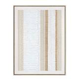 EVIK SAND ΠΙΝΑΚΑΣ ΔΙΑΚΟΣΜΗΣΗΣ 60x80x4cm ΚΑΜΒΑΣ ΛΕΥΚΟ ΜΠΕΖ ΞΥΛΟ ΦΥΣΙΚΟ