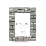 CUBIC ΚΟΡΝΙΖΑ 17x2x21cm POLYRESIN ΛΕΥΚΟ ΓΥΑΛΙ