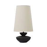 OMONDI ΦΩΤΙΣΤΙΚΟ ΕΠΙΤΡΑΠΕΖΙΟ 35x35x66cm RESIN ΜΑΥΡΟ ΛΙΝΟ ΜΠΕΖ