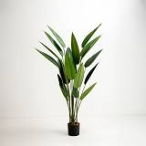 PARADISE BIRD ΔΕΝΤΡΟ ΤΕΧΝΗΤΟ ΣΕ ΓΛΑΣΤΡΑ 160cm POLYESTER ΠΡΑΣΙΝΟ