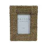 ZIBU ΚΟΡΝΙΖΑ 23x18x3cm SEAGRASS ΦΥΣΙΚΟ ΓΥΑΛΙ