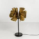 BLOSSOM ΦΩΤΙΣΤΙΚΟ ΕΠΙΤΡΑΠΕΖΙΟ 34.5x34.5x55cm ΜΕΤΑΛΛΟ BROWN GOLD ΜΑΥΡΟ