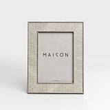 ESTRAZZO ΚΟΡΝΙΖΑ 18.6x1.4x23.7cm POLYRESIN ΓΚΡΙ ΣΚΟΥΡΟ ΓΥΑΛΙ