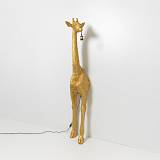 GIRAFE ΦΩΤΙΣΤΙΚΟ ΕΠΙΔΑΠΕΔΙΟ 42x35x196cm FIBERGLASS ΧΡΥΣΟ