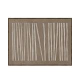 RAYA A ΠΙΝΑΚΑΣ ΔΙΑΚΟΣΜΗΤΙΚΟΣ ΜΕ ΚΟΡΝΙΖΑ 90x120x4cm ΚΑΜΒΑΣ ΚΑΦΕ ΜΠΕΖ ΞΥΛΟ ΦΥΣΙΚΟ