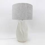 INIR ΦΩΤΙΣΤΙΚΟ ΕΠΙΤΡΑΠΕΖΙΟ 32x32x57cm ΚΕΡΑΜΙΚΟ ΜΠΕΖ ΛΙΝΟ ΓΚΡΙ