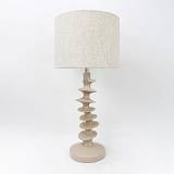 STRIO ΦΩΤΙΣΤΙΚΟ ΕΠΙΤΡΑΠΕΖΙΟ 28x28x61cm RESIN ΜΠΕΖ ΛΙΝΟ ΜΠΕΖ