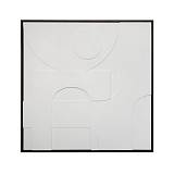 CALMA ΠΙΝΑΚΑΣ ΔΙΑΚΟΣΜΗΤΙΚΟΣ ΜΕ ΚΟΡΝΙΖΑ 102.6x4.3x102.6cm ΚΑΜΒΑΣ ΜΠΕΖ PS