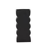 VEI ΒΑΖΟ 14.5x7x30.5cm ΚΕΡΑΜΙΚΟ ΜΑΥΡΟ