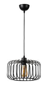 PDC 6112 BK 1/Φ ΜΕΤΑΛΛΙΚΟ ΜΑΥΡΟ ΣΧ. ΚΛΟΥΒΙ  Ε27