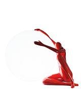 TLC 1118 RD ΕΠΙΤΡΑΠΕΖΙΑ ΛΑΜΠΑ ΑΝΘΡΩΠΑΚΙ KOKKINO ΑΓΚΑΛΙΑ ΜΕ ΠΛΑΣΤΙΚΗ ΜΠΑΛΑ ΦΩΤΙΖΟΜΕΝΗ 1xE-27