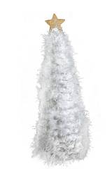 ΔΕΝΤΡΟ ΧΡΙΣΤΟΥΓΕΝΝΙΑΤΙΚΟ ΠΟΥΠΟΥΛΟ ΛΕΥΚΟ ΜΕ ΧΡΥΣΟ ΑΣΤΕΡΙ 12Χ12Χ36ΕΚ