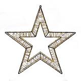 ΧΡΙΣΤΟΥΓΕΝΝΙΑΤΙΚΟ ΜΕΤΑΛΛΙΚΟ ΑΣΤΕΡΙ  50Χ8Χ47,5ΕΚ ΜΕ 1800 ΛΑΜΠΑΚΙΑ ΜΙΚΡΑ ΛΕΝΤ