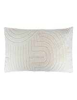 Μαξιλάρι γούνα λευκή 50x80cm