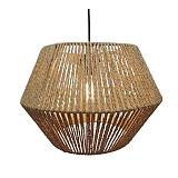 ΦΩΤΙΣΤΙΚΟ ΟΡΟΦΗΣ ΚΡΕΜΑΣΤΟ ΚΑΦΕ ΜΕ ΣΧΟΙΝΊA - Φ39x26cm 6/14ΚΙΒ