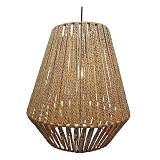 ΦΩΤΙΣΤΙΚΟ ΟΡΟΦΗΣ ΚΡΕΜΑΣΤΟ ΚΑΦΕ ΜΕ ΣΧΟΙΝΊ - Φ42x43cm 4/20ΚΙΒ