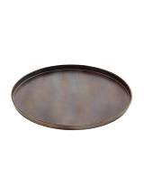 Δίσκος μεταλ.καφέ/χρυσό Φ35Χ2