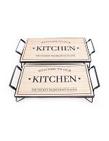 Δίσκος σε βάση ξύλινος KITCHEN