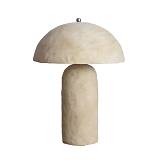 ASHER ΦΩΤΙΣΤΙΚΟ ΕΠΙΤΡΑΠΕΖΙΟ 36x36x50cm PAPER MACHE ΜΠΕΖ