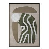 SLATE A ΠΙΝΑΚΑΣ ΔΙΑΚΟΣΜΗΤΙΚΟΣ ΜΕ ΚΟΡΝΙΖΑ 75x100x4cm ΚΑΜΒΑΣ ΛΑΔΙ ΜΠΕΖ ΛΕΥΚΟ PS