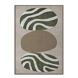 SLATE B ΠΙΝΑΚΑΣ ΔΙΑΚΟΣΜΗΤΙΚΟΣ ΜΕ ΚΟΡΝΙΖΑ 75x100x4cm ΚΑΜΒΑΣ ΛΑΔΙ ΜΠΕΖ ΛΕΥΚΟ PS