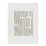 WHITESHADOW ΠΙΝΑΚΑΣ ΔΙΑΚΟΣΜΗΤΙΚΟΣ 75x100x3.8cm ΚΑΜΒΑΣ ΛΕΥΚΟ