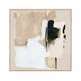 UNSEEN SHADOWS ΠΙΝΑΚΑΣ ΔΙΑΚΟΣΜΗΤΙΚΟΣ ΜΕ ΚΟΡΝΙΖΑ 80x80x4cm ΚΑΜΒΑΣ ΜΠΕΖ ΛΕΥΚΟ PP