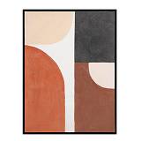 VARME B ΠΙΝΑΚΑΣ ΔΙΑΚΟΣΜΗΤΙΚΟΣ ΜΕ ΚΟΡΝΙΖΑ 60x80x4cm ΚΑΜΒΑΣ ΠΟΛΥΧΡΩΜΟ ΞΥΛΟ ΜΑΥΡΟ