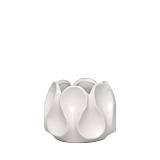 ΒΑΖΟ ΛΕΥΚΟ ΚΕΡΑΜΙΚΟ ΜΕ ΠΤΥΧΩΣΕΙΣ - 16x12.5cm 1/18ΚΙΒ