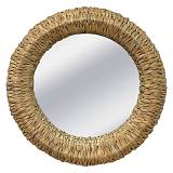 ΨΑΘΙΝΟΣ ΔΙΑΚΟΣΜΗΤΙΚΟΣ ΚΑΘΡΕΦΤΗΣ TOIXOY ΣΤΡΟΓΓΥΛΟΣ - Φ70/50x8cm 3/ΚΙΒ