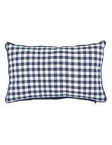 Μαξιλάρι καρό μπλε 30x50cm