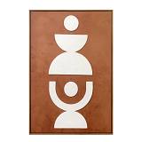 EQUILIBRIUM ΠΙΝΑΚΑΣ ΔΙΑΚΟΣΜΗΤΙΚΟΣ ΜΕ ΚΟΡΝΙΖΑ 82.6x4.3x122.6cm ΚΑΜΒΑΣ ΠΟΡΤΟΚΑΛΙ PS