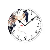 ΔΙΑΚΟΣΜΗΤΙΚΟ ΩΡΟΛΟΪ ΤΟΙΧΟΥ MDF - ΓΥΝΑΙΚΑ Φ33cm 12/ΚΙΒ