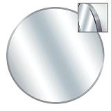 ΚΑΘΡΕΦΤΗΣ ΣΤΡΟΓΓΥΛΟΣ ΕΠΙΤΟΙΧΙΟΣ ΑΣΗΜΙ ΠΛΑΙΣΙΟ ΑΛΟΥΜΙΝΝΙΟΥ - Φ80x4cm 1/4KIB