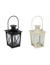 Φανάρι μεταλλικό 2χρώματα 7,5x7,5x18,5cm