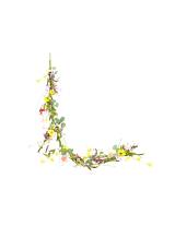 Γιρλάντα ανθισμένες μαργαρίτες Η150cm